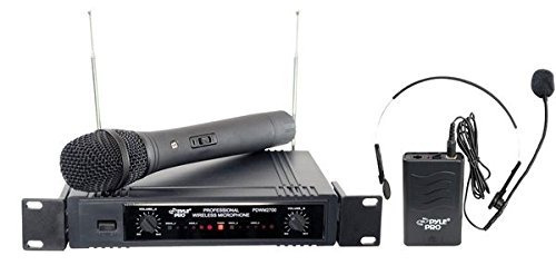 Pylepro Pdwm2700 Dos Canales Vhf Microfono Inalambrico