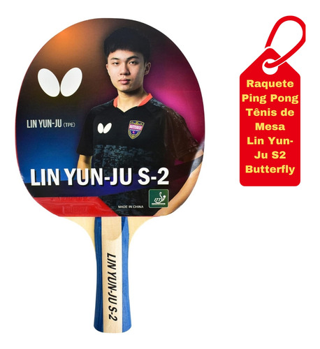 Raquete De Ping Pong Tenis De Mesa Profissional Lin Yunju -2