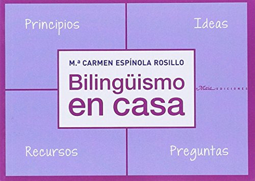 Libro Bilingüismo En Casa De Espínola Rosillo Mª Carmen