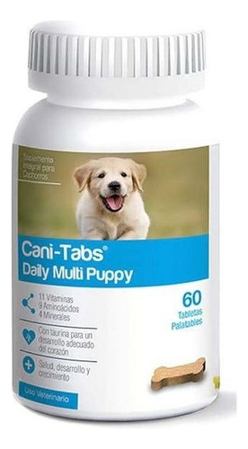 Vitaminas Cani-tabs Daily Multi Puppy - 60 Tabletas