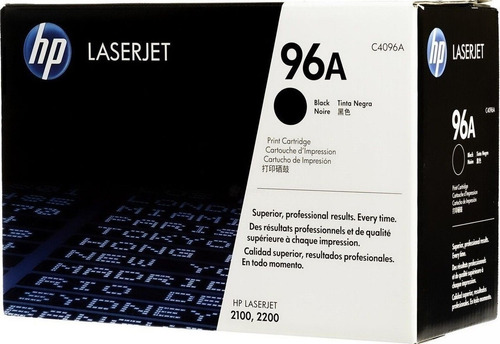 Remanufactura Toner Hp 96a C4096a 2100,2200
