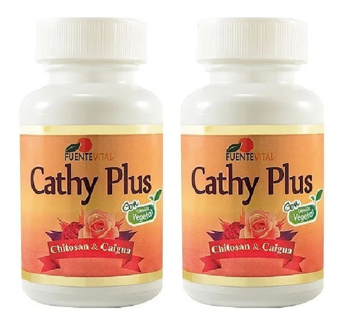 Cathy Plus : Chitosan + Caigua Fv 2 Fco 2x60cap. Adelgazante