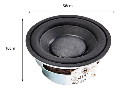 Altavoz De Audio, Altavoz Modificado Para Coche, Woofer De