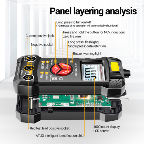 Tester Multitester Multímetro Digital Pantalla Lcd M167