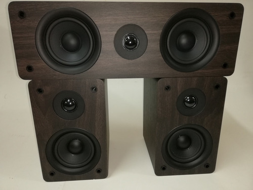 Imagen 2 de 5 de Parlantes German Akustic 2 Surround + 1 Central Nuevos