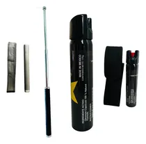 Comprar Bastón Retráctil Seguridad Personal+gas De 135 Gramos+fundas