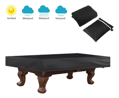 Funda Protectora For Mesa De Billar, 245 Cm X 140 Cm X 20 Cm