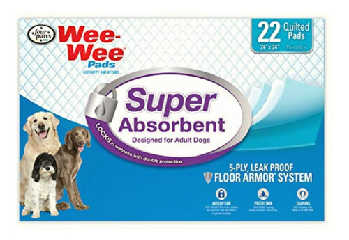 Four Paws Fp97113 Wee-wee Super Absorbent Dog Housebreaking