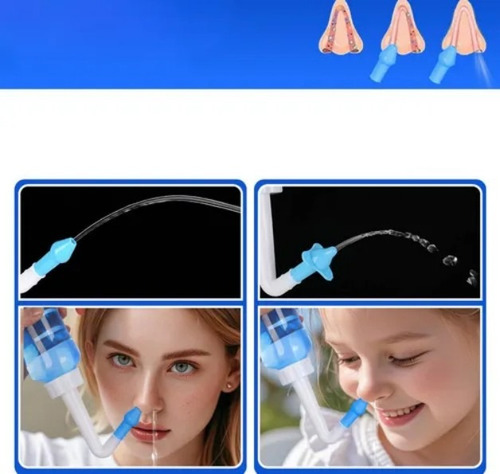 Leve Desinfectante Nasal Limpiador Limpieza Eficiente 500ml Azul