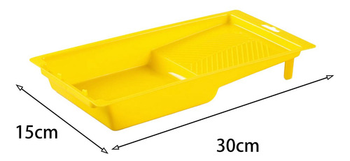 Portaescobillas Para Taza De Pintura, Amarillo 30x15x4,8cm