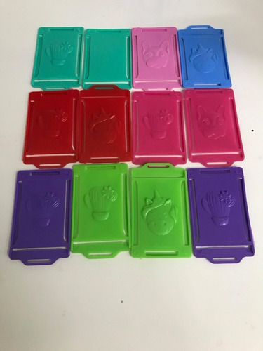 Imagen 6 de 7 de Pack 300 Porta Tarjeta Sube Lisas Empresa Colores Mayorista
