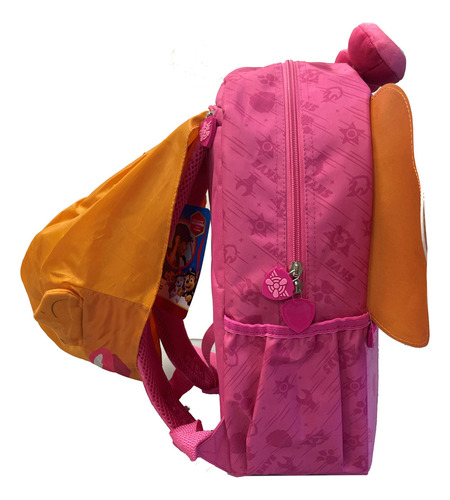 Mochila Paw Patrol Skye Con Capucha 3d Para Niñas