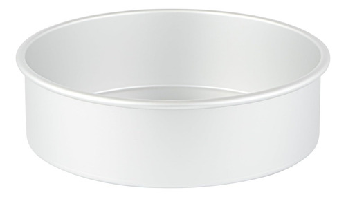 Met Lux - Molde Redondo De Aluminio Recto Para Tartas, 10 X
