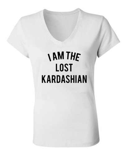 Remera Mujer Escote V Spun - I Am The Lost Kardashian