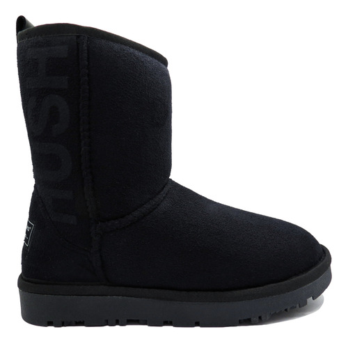 Botas Pantubota Mujer Hush Puppies Caña Piel Shorty Big Logo