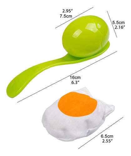Set De Juego Field Sport Party Favors Toy Eggs And Spoon Rac