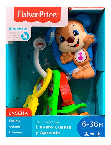 Llavero Con Actividades Numero Colores Formas Fisher Price