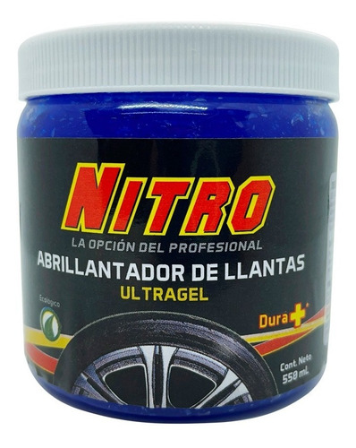 Nitro Abrillantador De Llantas Ultragel De Tarro 550ml