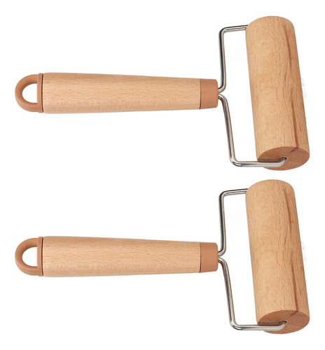 Rodillo Para Masa, 2 Rodillos Pequeños, Rotación De 360 Grad