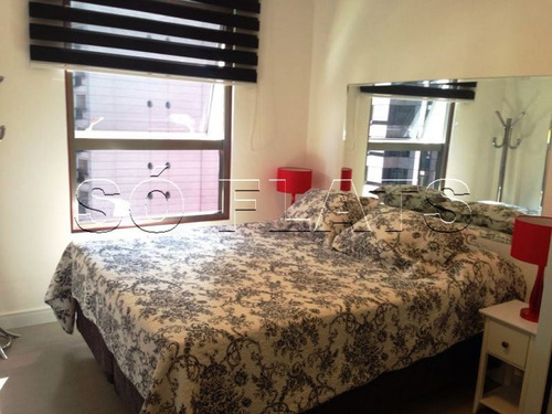 Imagem 3 de 15 de Flat Para Locação No Brooklin 2 Dorms 70m² Próximo Aos Grandes Escritórios E Comércio Da Região. - Sf23638