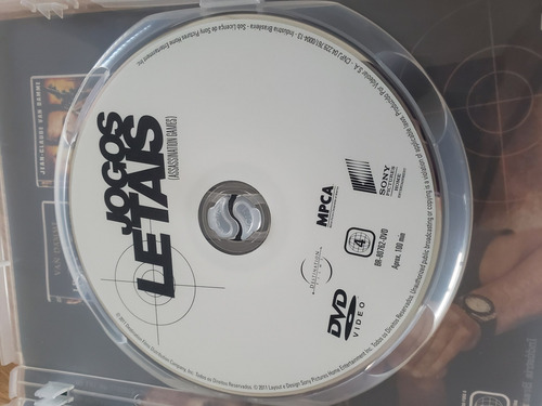 Imagem 2 de 2 de Dvd Jogos Letais Van Damme Original Usado Frete R$15