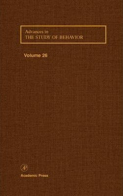 Libro Advances In The Study Of Behavior: Volume 26 - Dr. ...