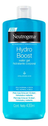 Crema Neutrogena Hydro Boost En Gel Hialurónico 400 Ml