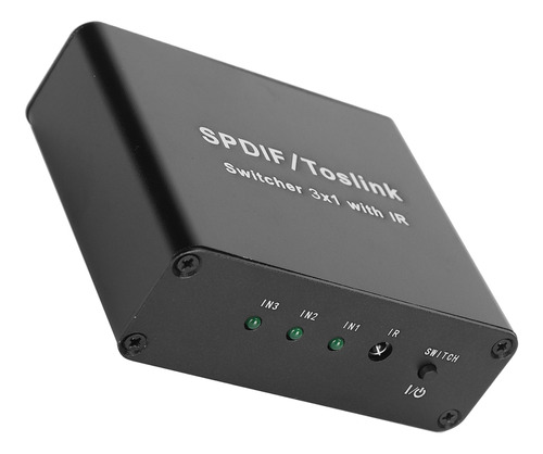 Spdif/para Dispositivo De Conmutación Toslink Switcher 3x1 C