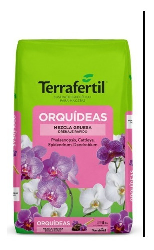 Sustrato Para Orquideas Corteza Y Musgo Terrafertil 5dm3