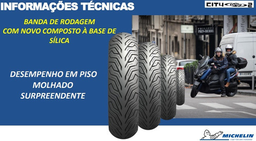 Pneu Michelin City Grip 2 140/70-14 Xmax Traseiro Sem Câmara
