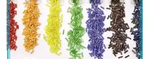 Comprar 200 Gramos Canutillos Variedad De Colores Vidrio