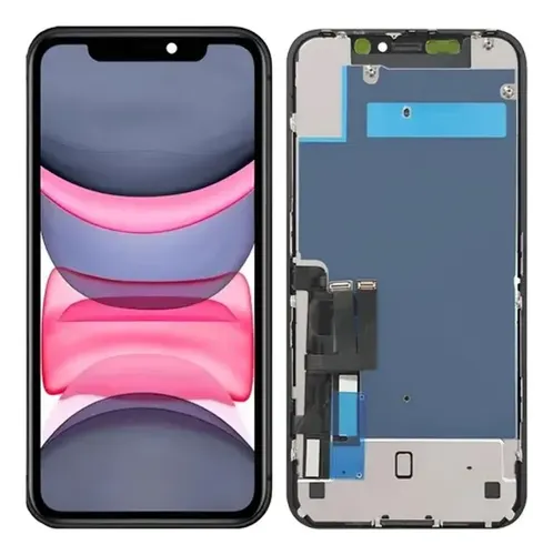Tela Frontal Iphone 11 Vivid Preta + Brinde | Frete grátis