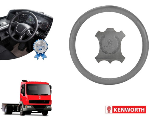Cubrevolante Gris Trailer Truck Piel Kenworth Kw45 2005-2020