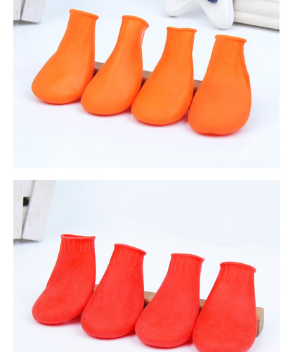2 Botas De Lluvia Para Perros Zapatos De Nieve Impermeables