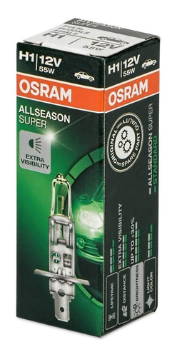 Lampara Osram H1 Allseason 64150 Als 12v 55w