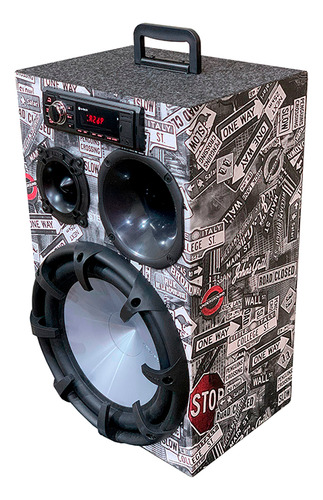 Caixa Trio Ativa Bob Acustica Bluetooth Som Ambiente