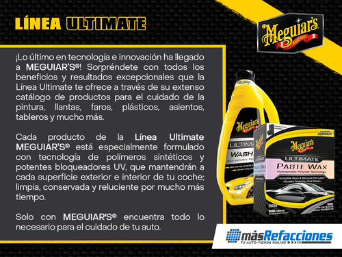 Meguiars Ultimate Polish Abrillantador Pintura 16 0z G19216