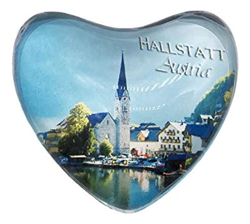 Imán De Cristal Para Nevera En 3d, Hallstatt Austria