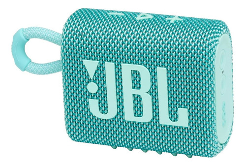 Caixa De Som Portátil Bluetooth Go 3 4,2w À Prova D'água Jbl Cor Tiffany 