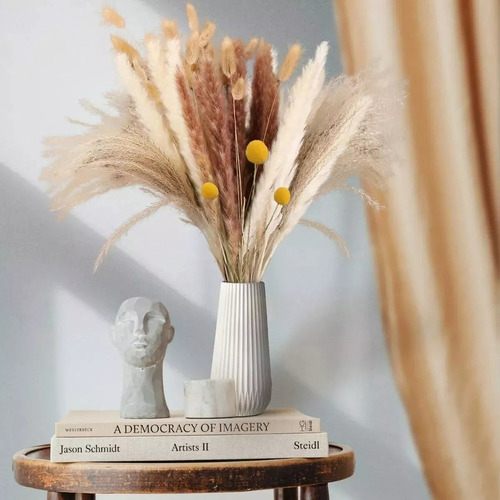 . Plantas Decorativas 65pcs Pampas Secas Flores Artificiales