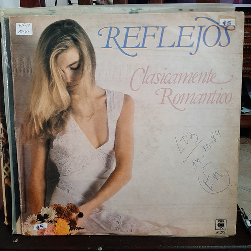 Vinilo Mario Clavell Reflejos Clasicamente Romantico O2