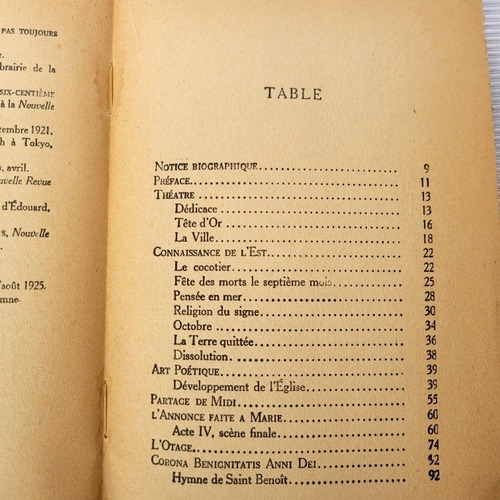 Imagen 5 de 6 de Morceaux Choisis Paul Claudel Gallimard Frances