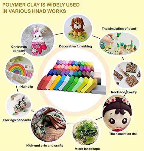 Kit De Arcilla De Modelado Para Niños 50 Colores Arcilla Pol