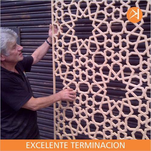 Imagen 4 de 8 de Chapa Decorativa 1,20x0,60 Mts. Muchos Diseños - Cnc