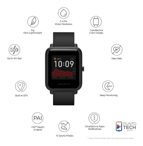 Imagen 3 de 5 de Reloj Inteligente Xiaomi Amazfit Bip S 42mm 5atm Gps