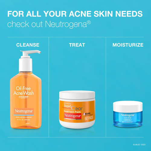 Jabón Facial Neutrogena Para El Acné Sin Aceite, 177 Ml, Con
