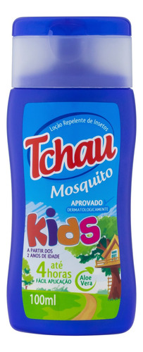 Repelente Loção Aloe Vera Tchau Mosquito Kids Squeeze 100ml
