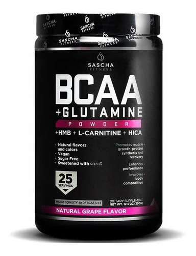 Sascha Fitness Bcaa Natural Grape Flavor