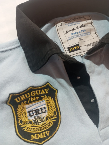 Camiseta De Rugby Y Polo Uruguay Original N+ Para Niños (Usado)