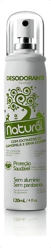 Desodorante Natural Suavetex 120ml C/ext. Camomila